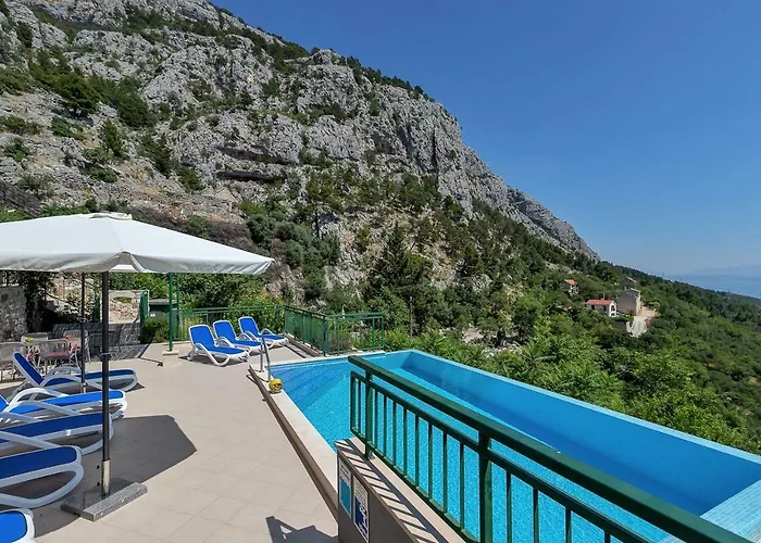 וילה Makar,heated Pool,gym,grill,seaview מאקרסקה