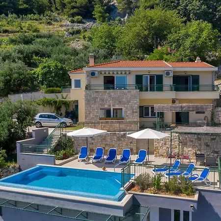 Villa Makar,heated Pool,gym,grill,seaview *