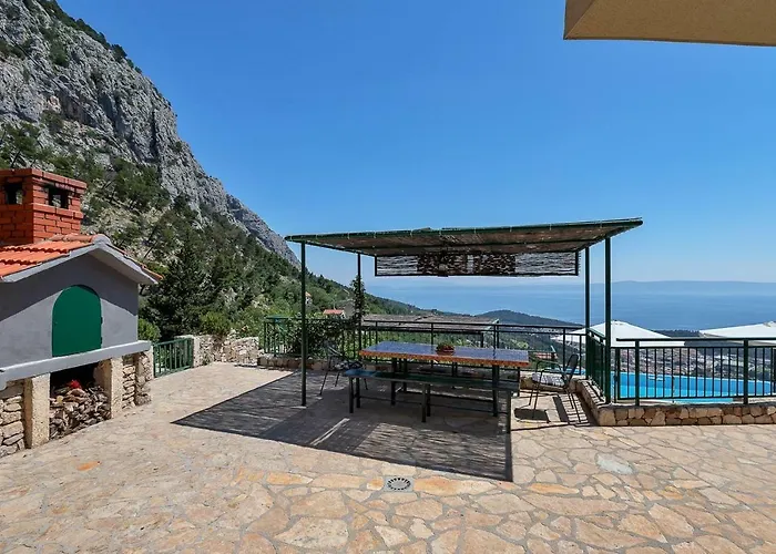 Villa Makar,heated Pool,gym,grill,seaview