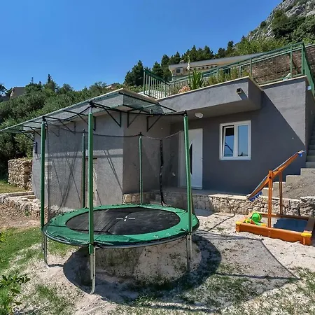 Makar,heated Pool,gym,grill,seaview Βίλα