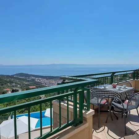 Βίλα Makar,heated Pool,gym,grill,seaview *